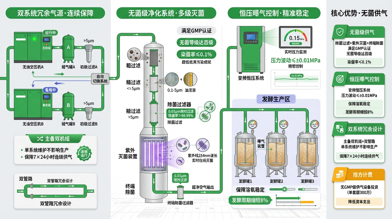 生物发酵行业空压站布局