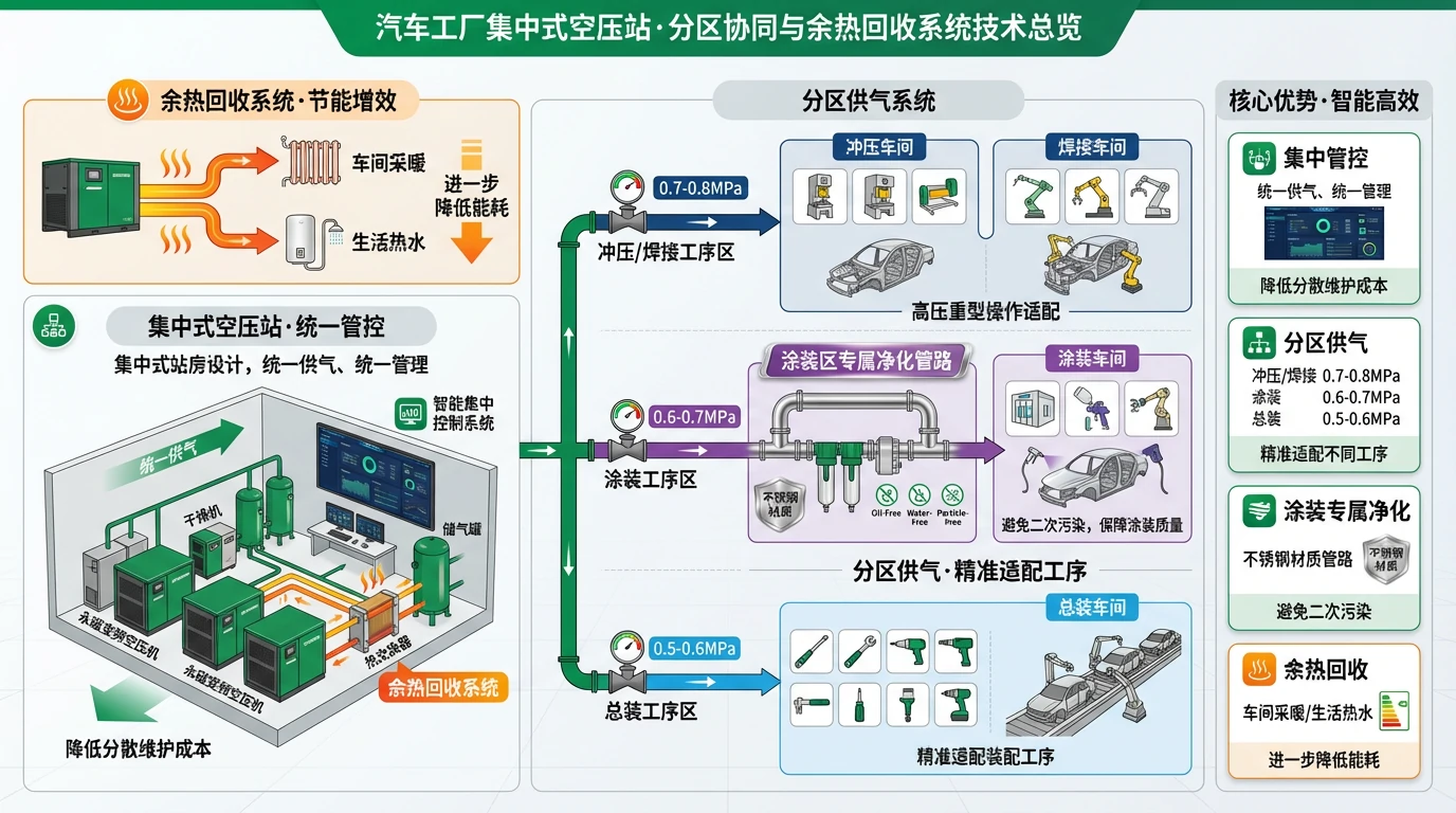 汽车行业空压站布局