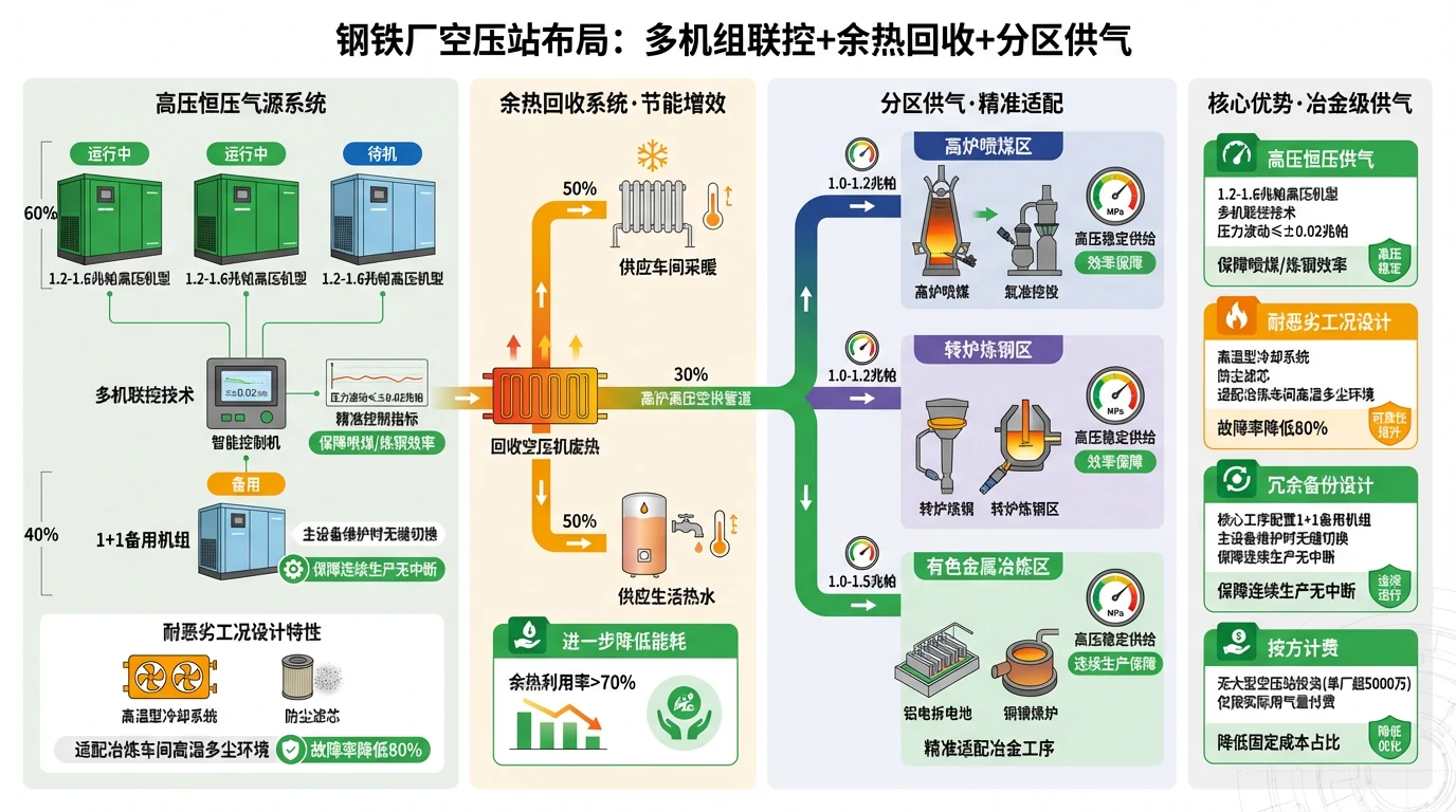 金属冶炼行业空压站布局