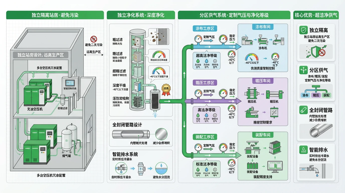 锂电行业空压站布局
