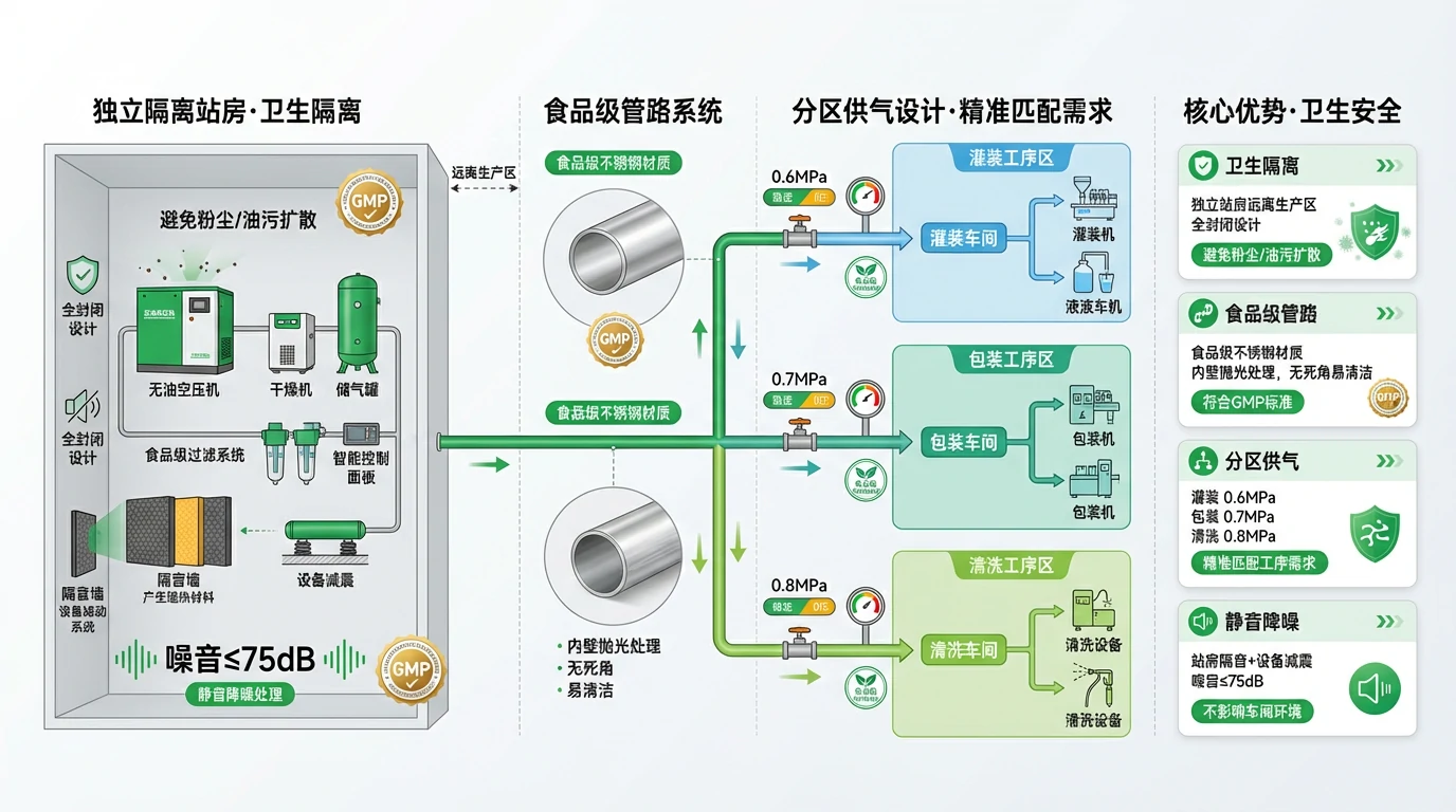 食品行业空压站布局